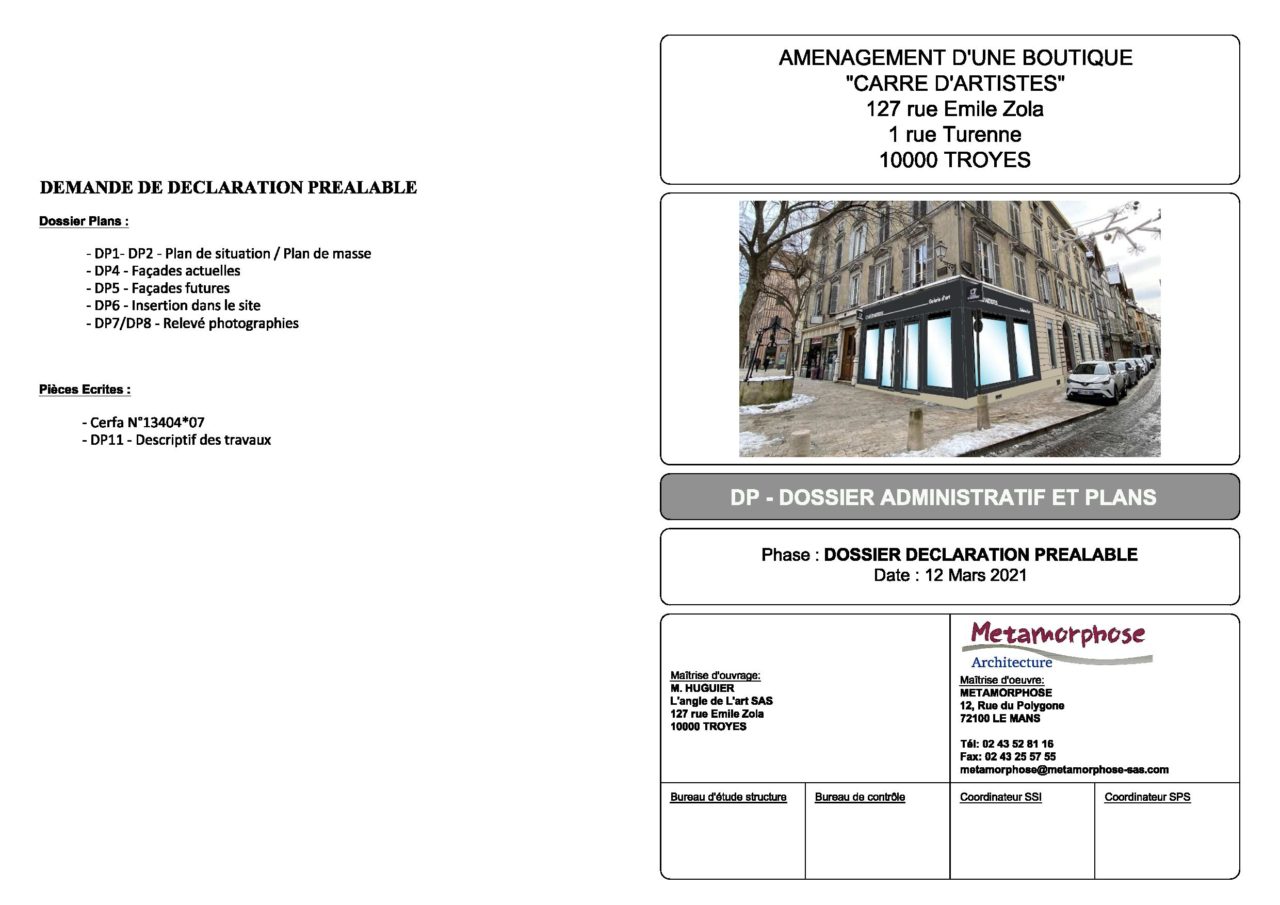 Administratif Page De Garde